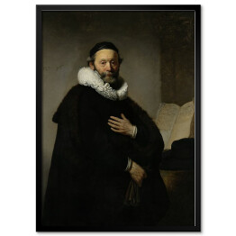 Plakat w ramie Rembrandt "Portret Jana Wttenbogaerta" - reprodukcja