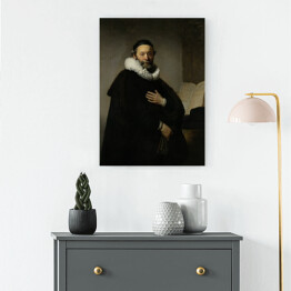Obraz na płótnie Rembrandt "Portret Jana Wttenbogaerta" - reprodukcja