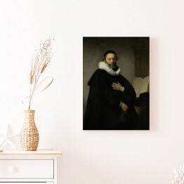 Obraz na płótnie Rembrandt "Portret Jana Wttenbogaerta" - reprodukcja