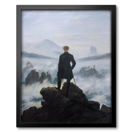 Obraz w ramie Caspar David Friedrich "Wanderer above the sea of fog"