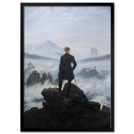 Plakat w ramie Caspar David Friedrich "Wanderer above the sea of fog"