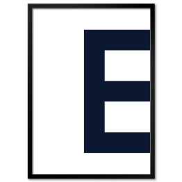 Obraz klasyczny Litera E