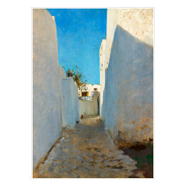 Plakat John Singer Sargent Ulica Maroka. Reprodukcja obrazu