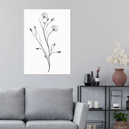 Plakat Botaniczny minimalizm