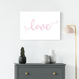 Obraz na płótnie "Love" - typografia