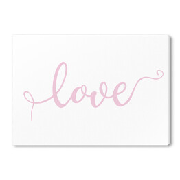 Obraz na płótnie "Love" - typografia