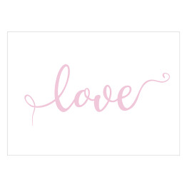 Plakat "Love" - typografia