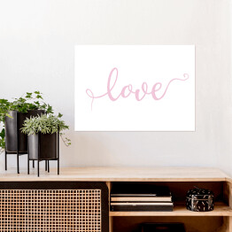 Plakat "Love" - typografia