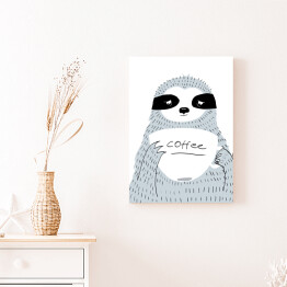 Obraz na płótnie Ilustracja - czas na kawę