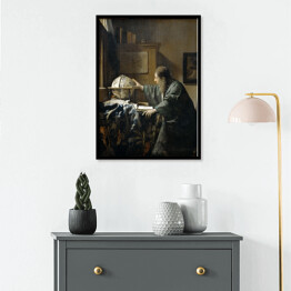 Plakat w ramie Jan Vermeer "Astronom" - reprodukcja