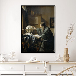 Plakat w ramie Jan Vermeer "Astronom" - reprodukcja
