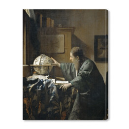 Obraz na płótnie Jan Vermeer "Astronom" - reprodukcja