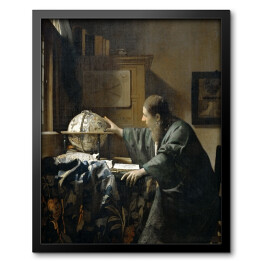 Obraz w ramie Jan Vermeer "Astronom" - reprodukcja