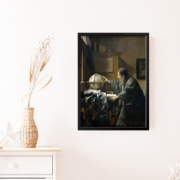 Obraz w ramie Jan Vermeer "Astronom" - reprodukcja