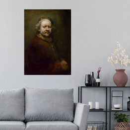 Plakat Rembrandt. Autoportret w wieku 63 lat. Reprodukcja