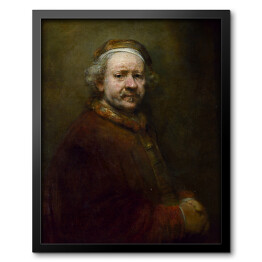 Obraz w ramie Rembrandt. Autoportret w wieku 63 lat. Reprodukcja