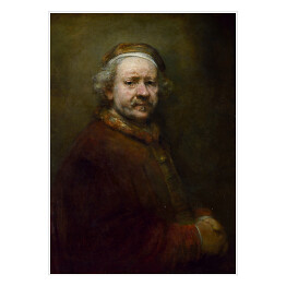 Plakat Rembrandt. Autoportret w wieku 63 lat. Reprodukcja