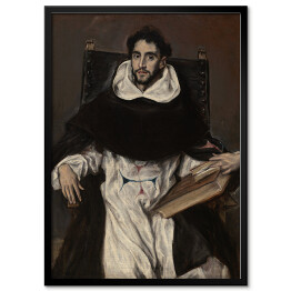 Obraz klasyczny El Greco "Portret ojca Hortensia" - reprodukcja