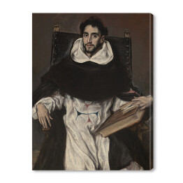 Obraz na płótnie El Greco "Portret ojca Hortensia" - reprodukcja