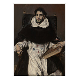 Plakat samoprzylepny El Greco "Portret ojca Hortensia" - reprodukcja