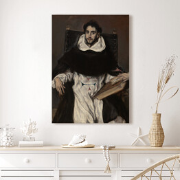 Obraz na płótnie El Greco "Portret ojca Hortensia" - reprodukcja