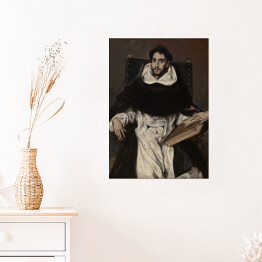 Plakat samoprzylepny El Greco "Portret ojca Hortensia" - reprodukcja