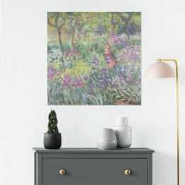 Plakat samoprzylepny Claude Monet Ogród Artysty w Giverny Reprodukcja obrazu