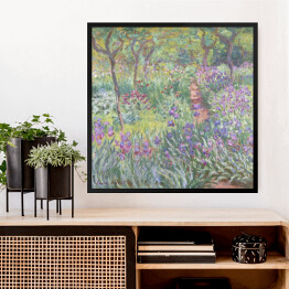 Obraz w ramie Claude Monet Ogród Artysty w Giverny Reprodukcja obrazu