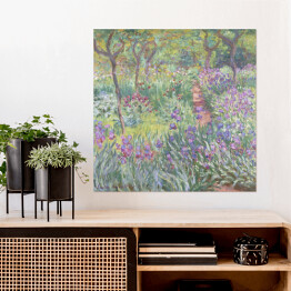 Plakat samoprzylepny Claude Monet Ogród Artysty w Giverny Reprodukcja obrazu