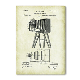 Obraz na płótnie T. Samuels - patenty na rycinach vintage