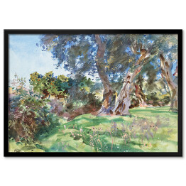 Plakat w ramie John Singer Sargent Olive Trees, Corfu Reprodukcja