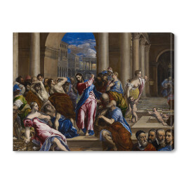 El Greco "Wypędzenie przekupników ze świątyni" - reprodukcja