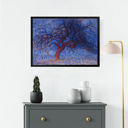 Obraz w ramie Piet Mondrian Wieczór Czerwone drzewo Reprodukcja
