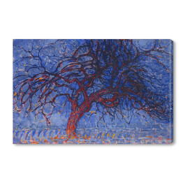 Obraz na płótnie Piet Mondrian Wieczór Czerwone drzewo Reprodukcja