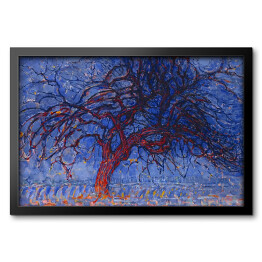 Obraz w ramie Piet Mondrian Wieczór Czerwone drzewo Reprodukcja