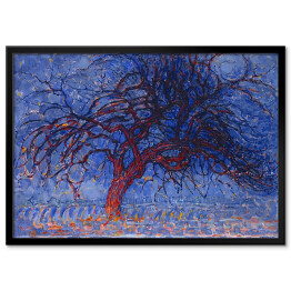 Plakat w ramie Piet Mondrian Wieczór Czerwone drzewo Reprodukcja