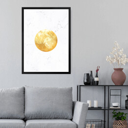 Obraz w ramie Złote planety - Pluton