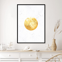Plakat w ramie Złote planety - Pluton