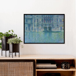 Plakat w ramie Claude Monet Palazzo da Mula Wenecja Reprodukcja obrazu