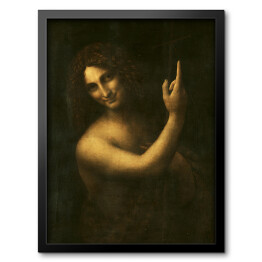 Obraz w ramie Leonardo da Vinci Jan Chrzciciel Reprodukcja obrazu
