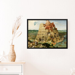 Obraz w ramie Pieter Bruegel Starszy "Wieża Babel" - reprodukcja