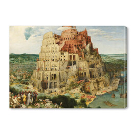 Obraz na płótnie Pieter Bruegel Starszy "Wieża Babel" - reprodukcja