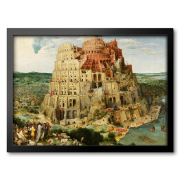 Obraz w ramie Pieter Bruegel Starszy "Wieża Babel" - reprodukcja