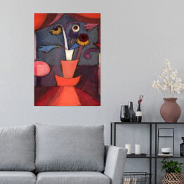 Plakat samoprzylepny Paul Klee Autumn Flower Reprodukcja obrazu
