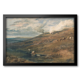 Obraz w ramie William Turner "Dartmoor - źródło rzek Tamar i Torridge" - reprodukcja