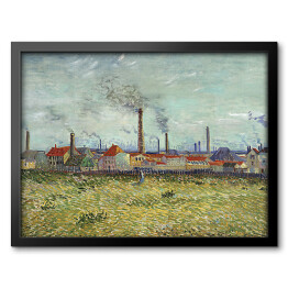 Obraz w ramie Vincent van Gogh Fabryki w Clichy. Reprodukcja