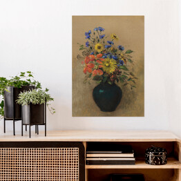 Plakat Odilon Redon Dzikie kwiaty. Reprodukcja obrazu