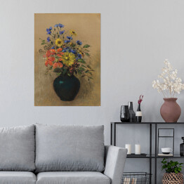 Plakat Odilon Redon Dzikie kwiaty. Reprodukcja obrazu