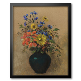 Obraz w ramie Odilon Redon Dzikie kwiaty. Reprodukcja obrazu