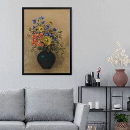 Obraz w ramie Odilon Redon Dzikie kwiaty. Reprodukcja obrazu